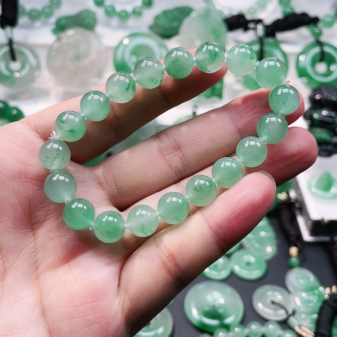 未镶嵌手链石英质玉（非洲翠）