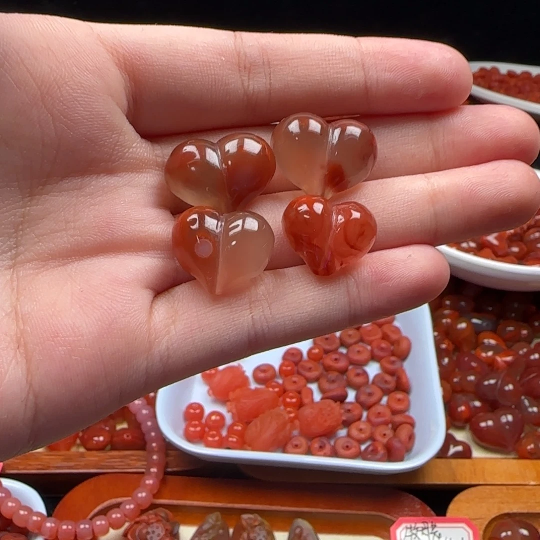 南红玛瑙未镶嵌挂件微瑕不退换