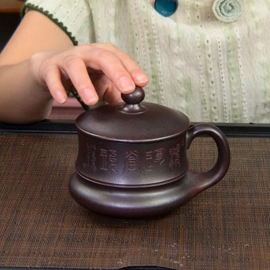 茶杯紫砂高货放漏