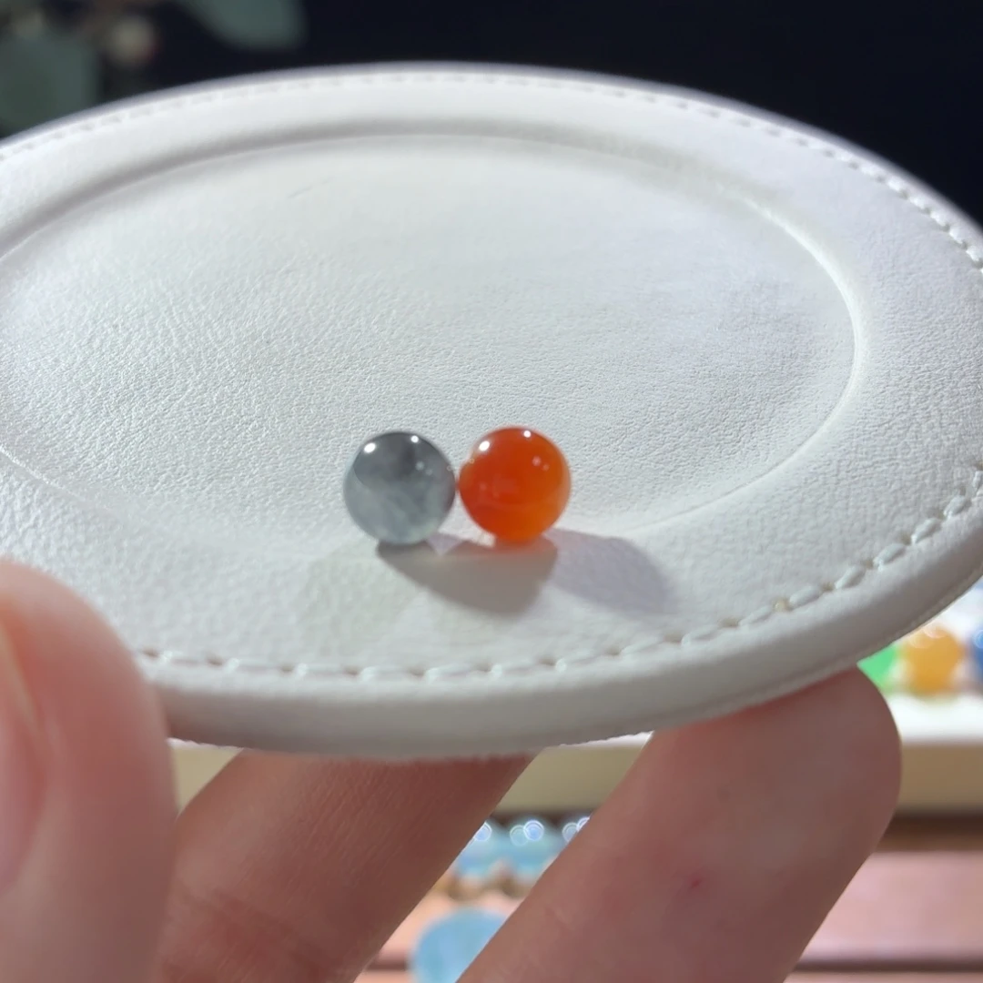 定制翡翠未镶嵌卡6➕一对