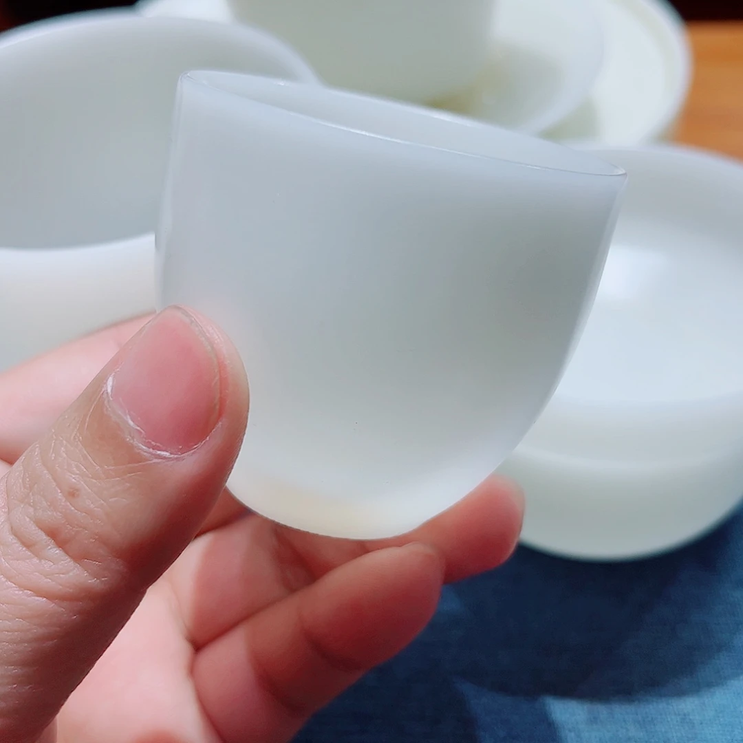陶瓷素烧璞玉6个55ccccc