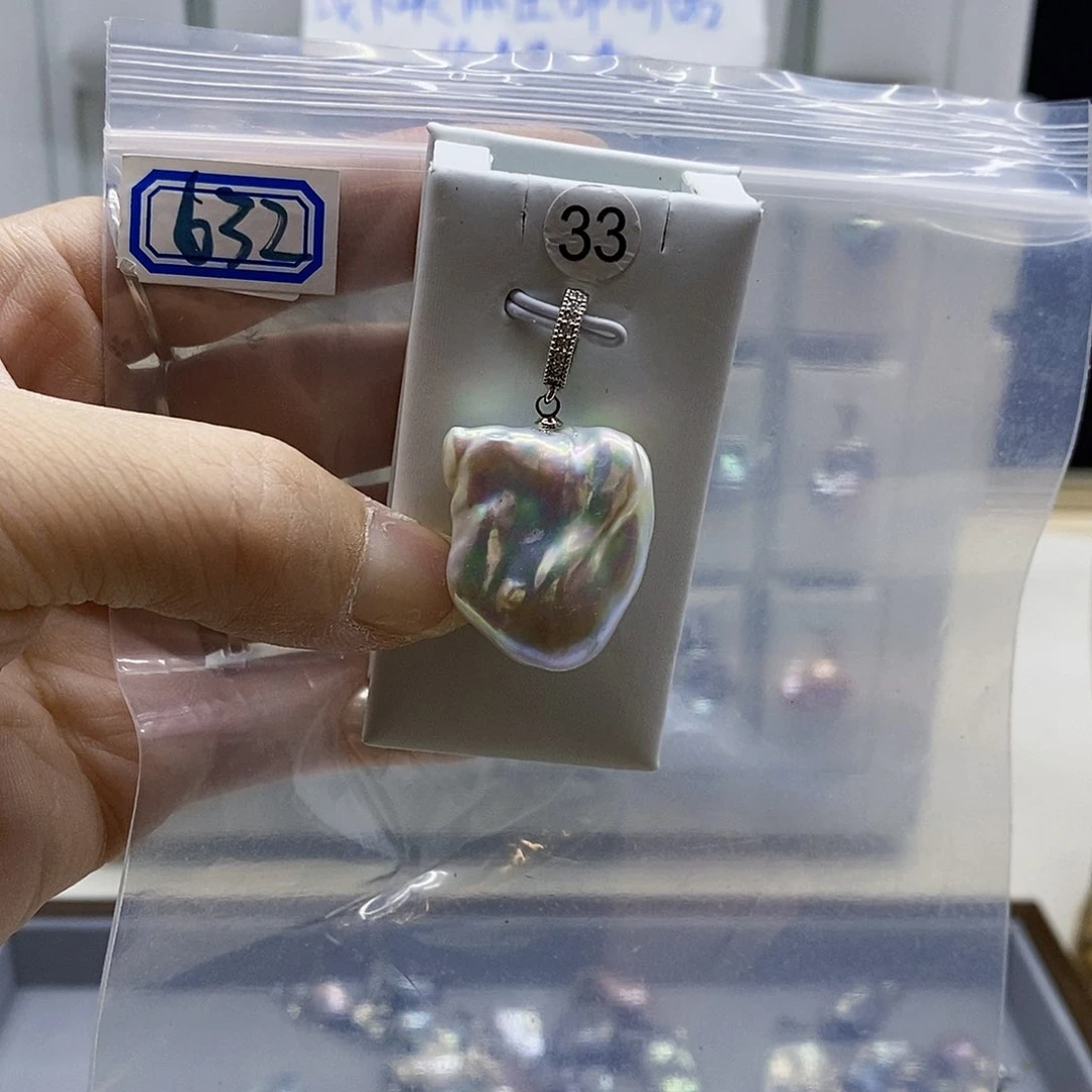 颈饰合金淡水珍珠