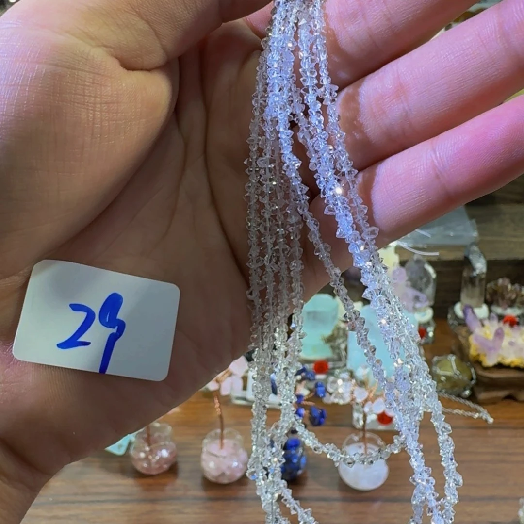 水晶珠宝半成品未镶嵌张*