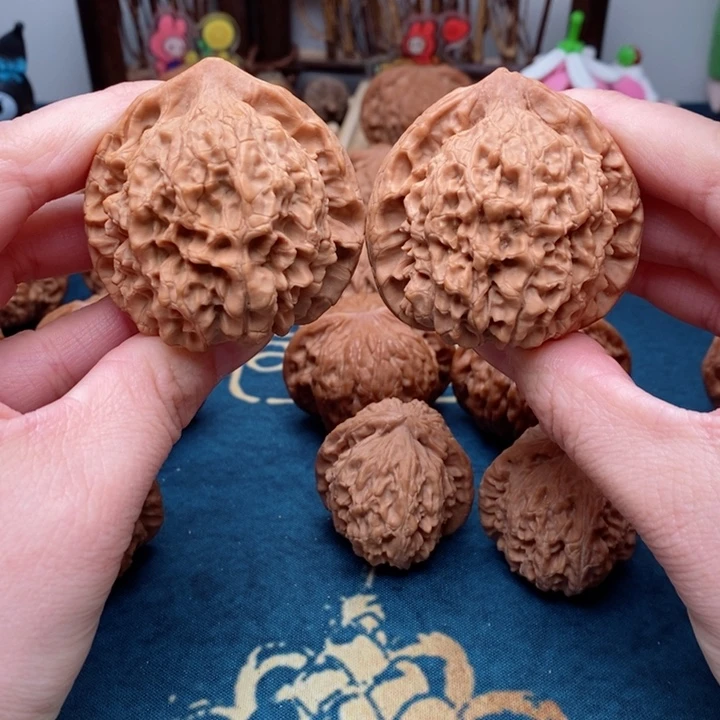 文玩核桃把件官帽48