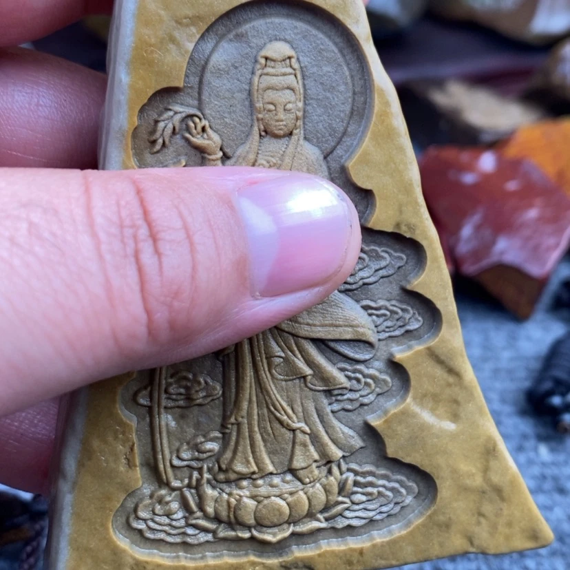 【闪购商品】原石雕刻手把件