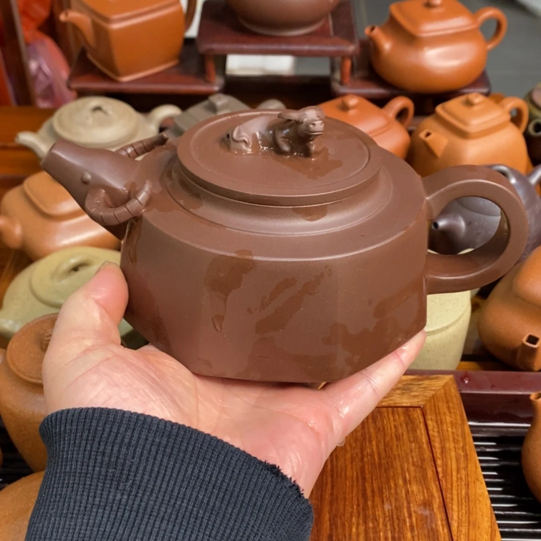紫砂茶壶紫砂壶牛转乾坤