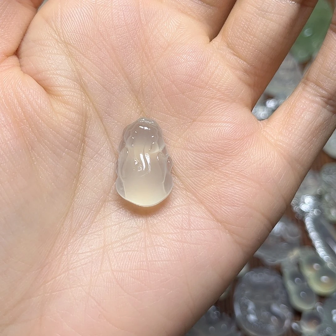 幻***影岫玉未镶嵌颈饰吊坠