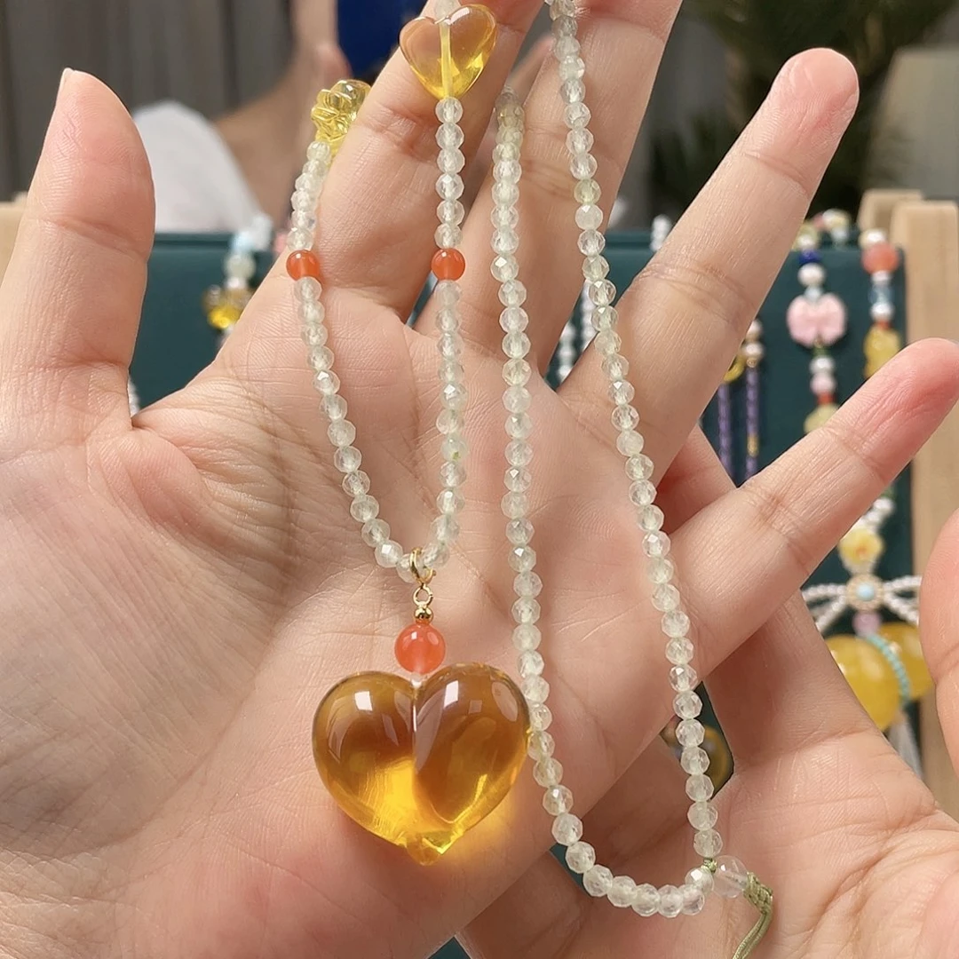 未镶嵌琥珀裸石琥珀吊坠