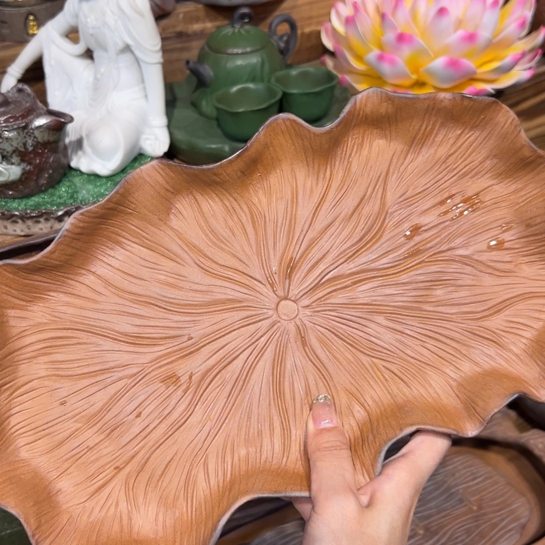 裸烧老岩泥原矿茶具