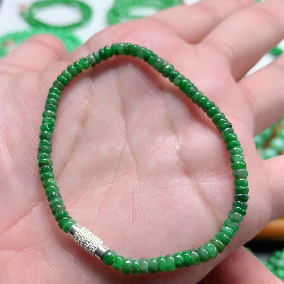 翡翠未镶嵌手链翡翠