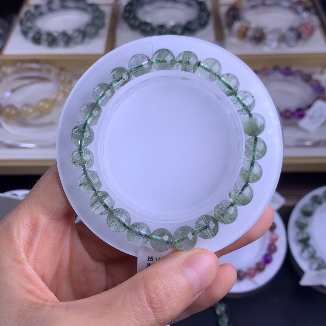 水晶手链未镶嵌一***.绿幽灵