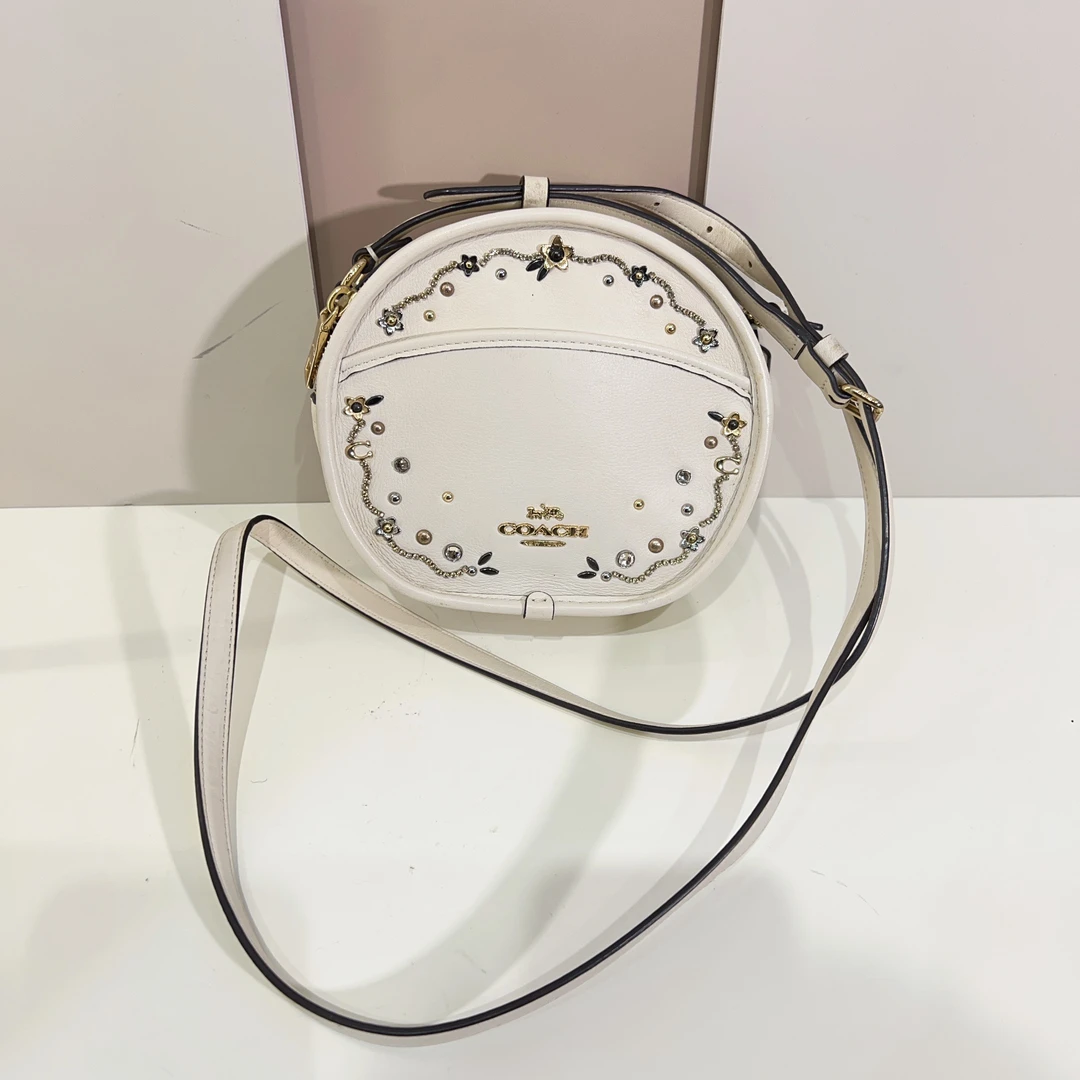 95新 COACH/蔻驰 coach蔻驰圆饼包a7964