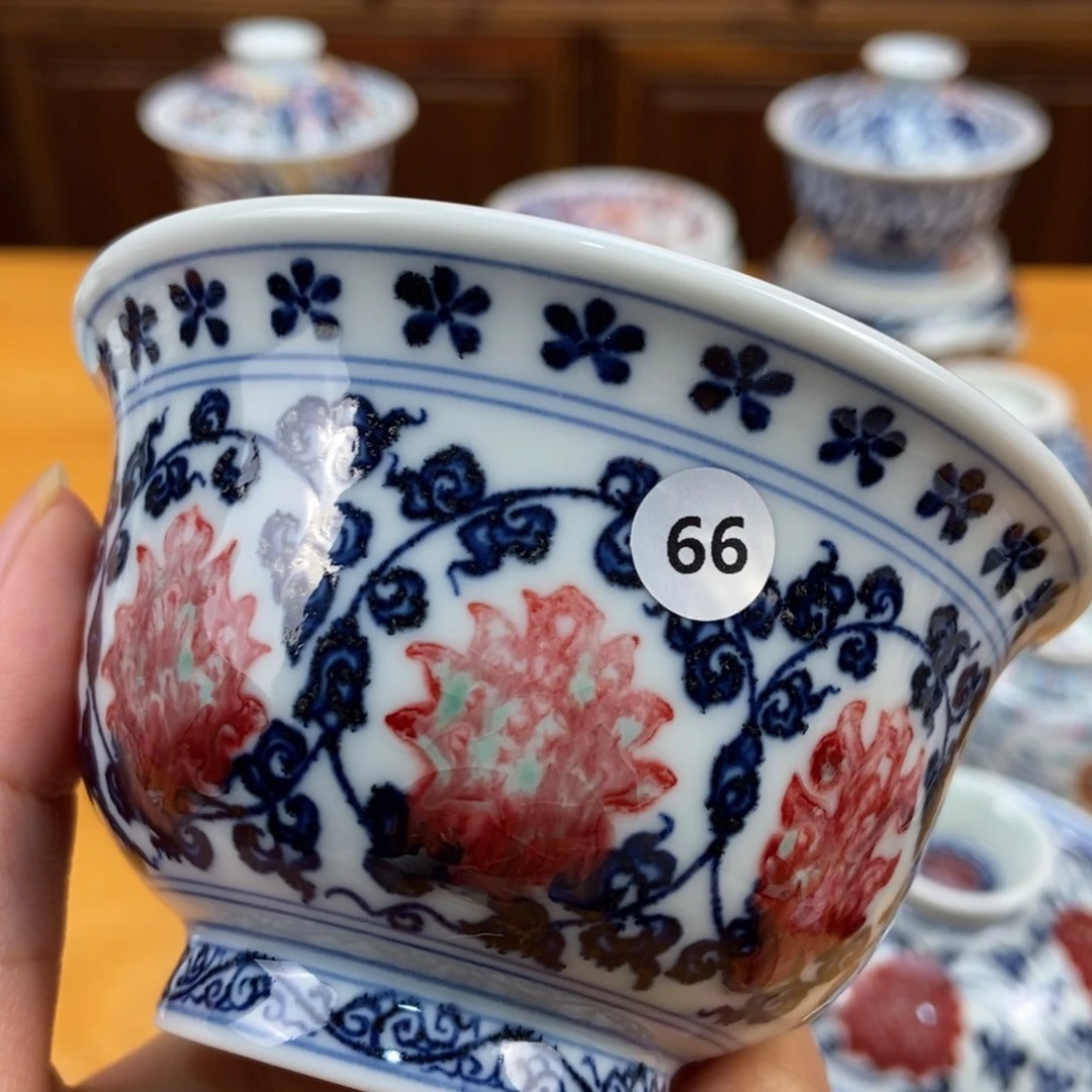 手绘现代茶具非古董