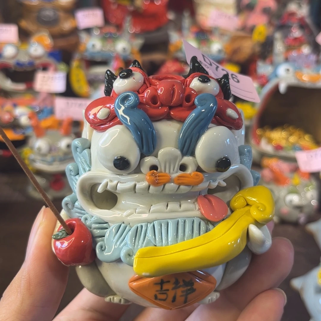 泥塑纯手工茶宠摆件