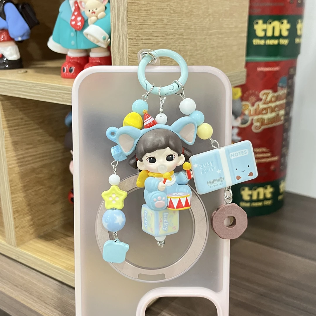 团单【萌粒合金钥匙链】手工DIY 创意潮玩
