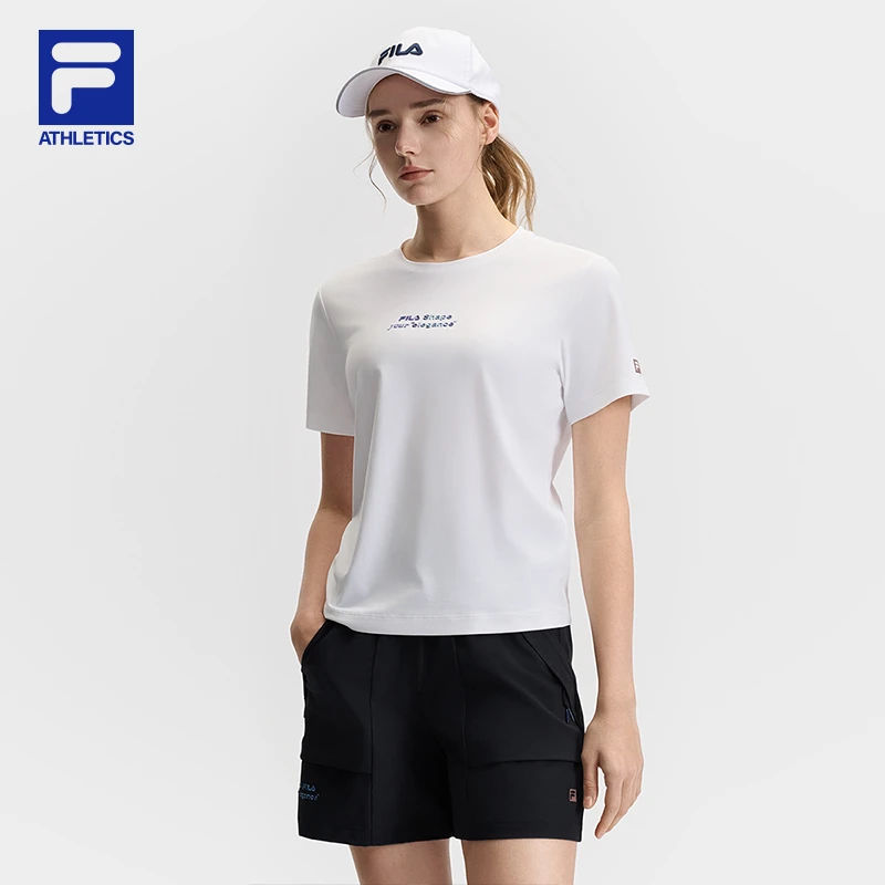 斐乐女装春夏舒适宽松凉感运动不闷汗短袖百搭t恤A11W521113F