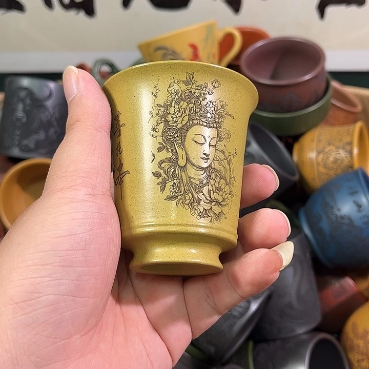 茶杯紫砂全手工紫砂主人杯