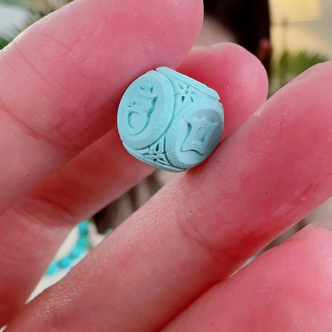 绿松石珠宝奇石未镶嵌