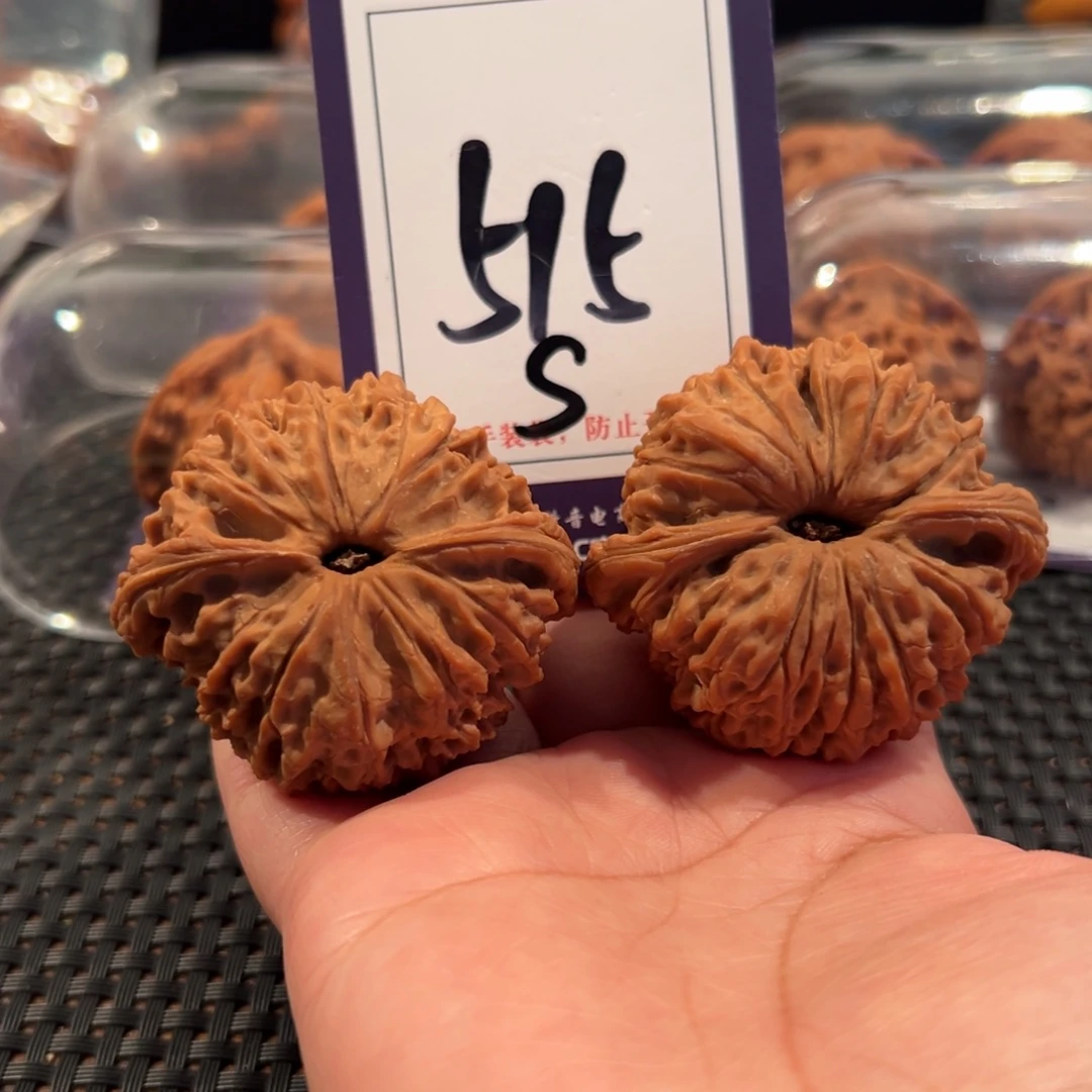 文玩核桃把件515号南疆石50全品