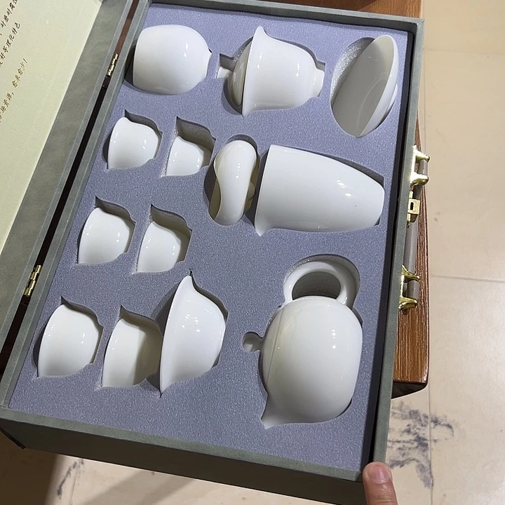 陶德化白瓷礼盒套装