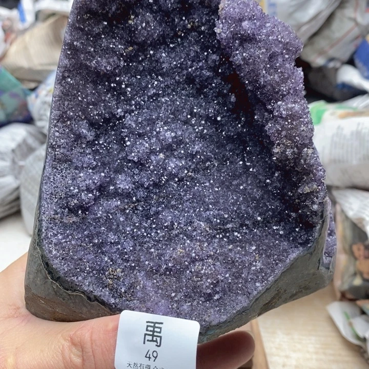 珠宝半成品紫晶未镶嵌