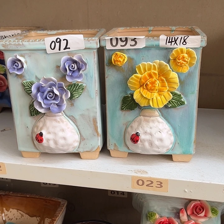 花盆紫砂粗陶材质多肉花盆