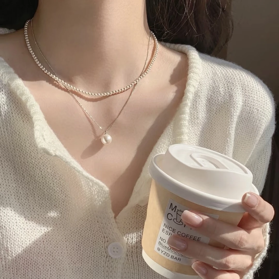 【Baby珠媲美海水珠光】3-4极光品质小米珠珍珠项链仙女美拉德399