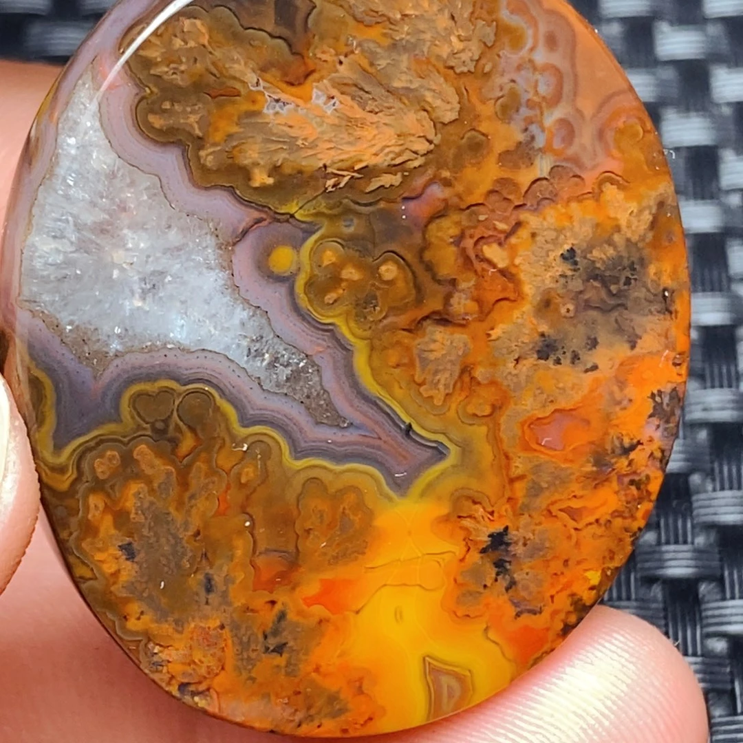 玛瑙/玉髓吊坠(不含链)未镶嵌石*