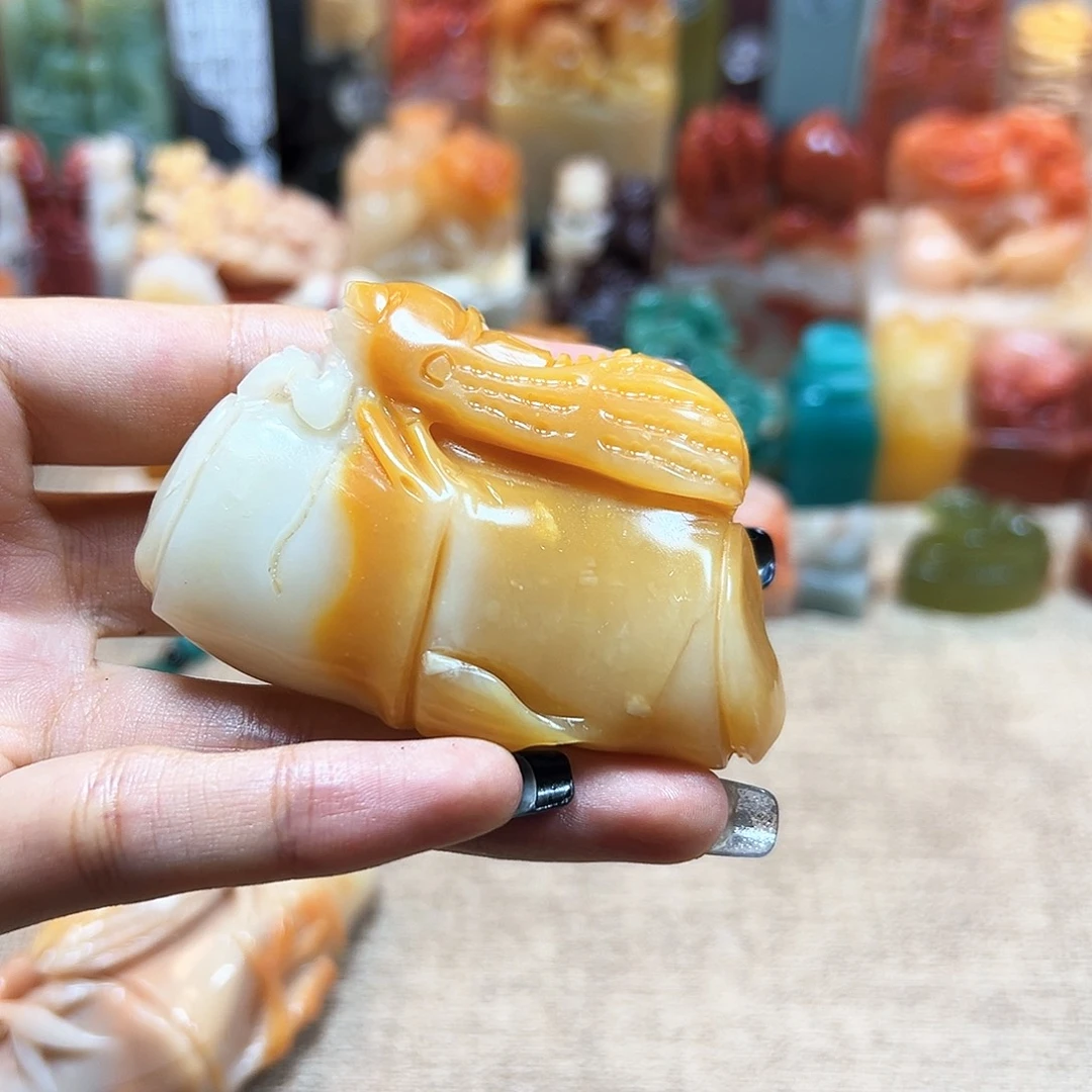 昌化石印石寿山石雕刻