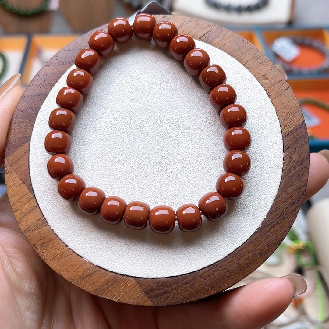 南红玛瑙未镶嵌手串A5