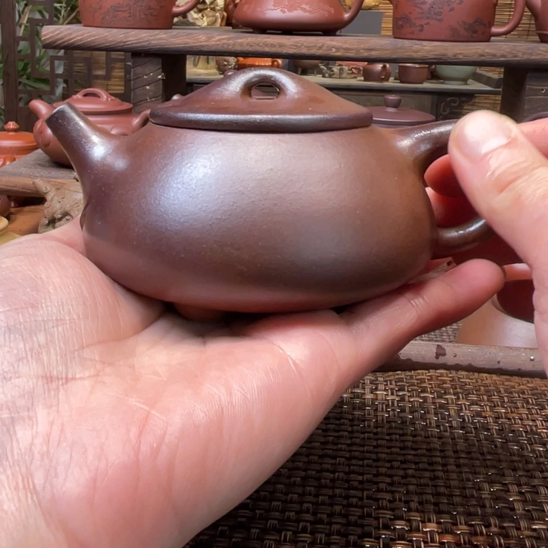 紫砂茶壶宜兴原矿紫砂手工制200