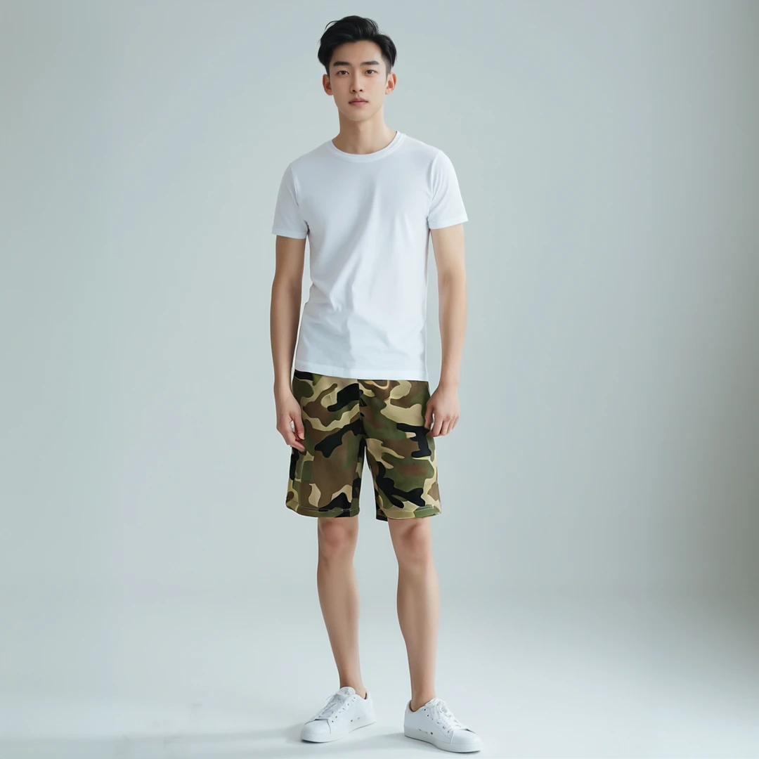 迷彩百棉蜘蛛短裤25