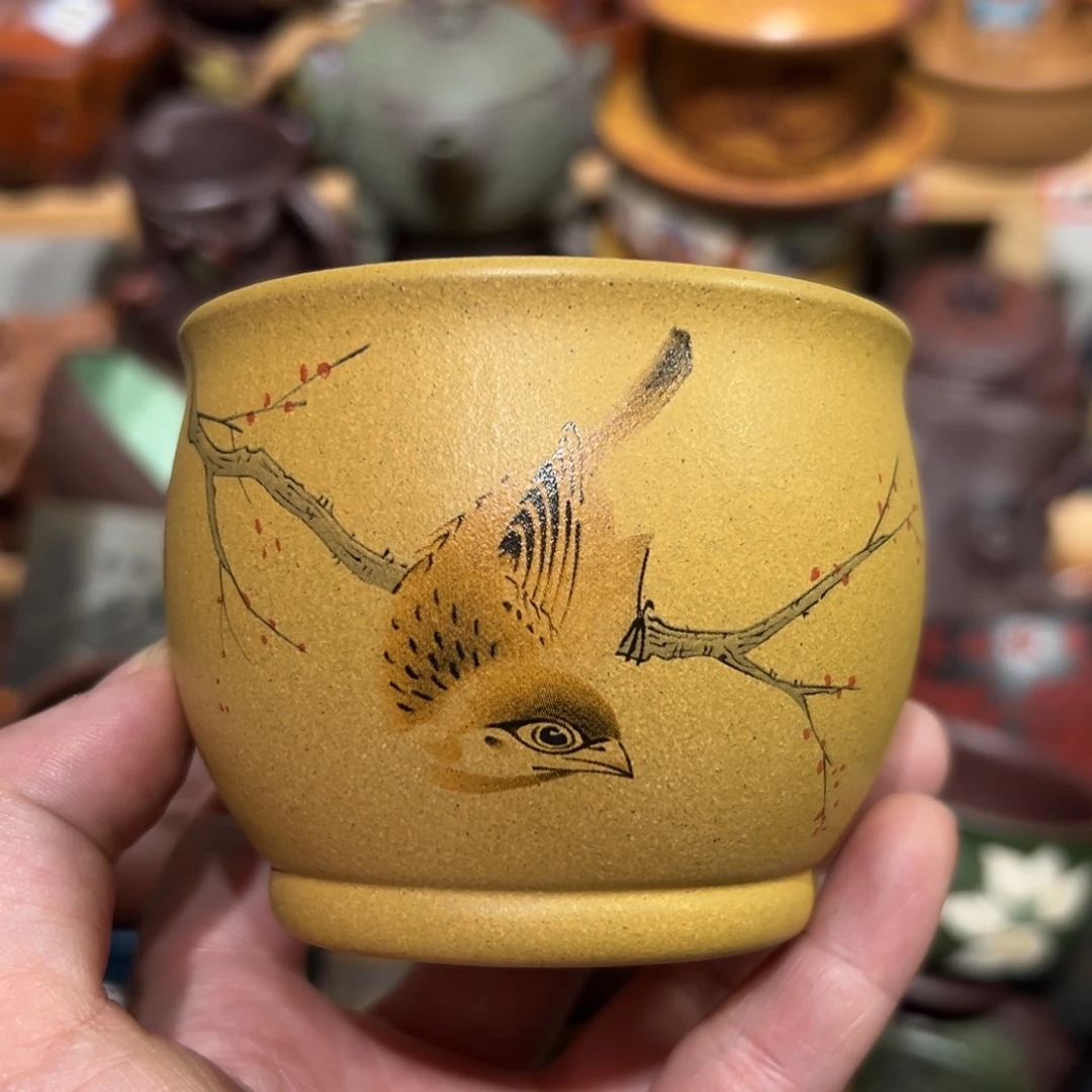 紫砂茶杯宜兴紫砂主人杯