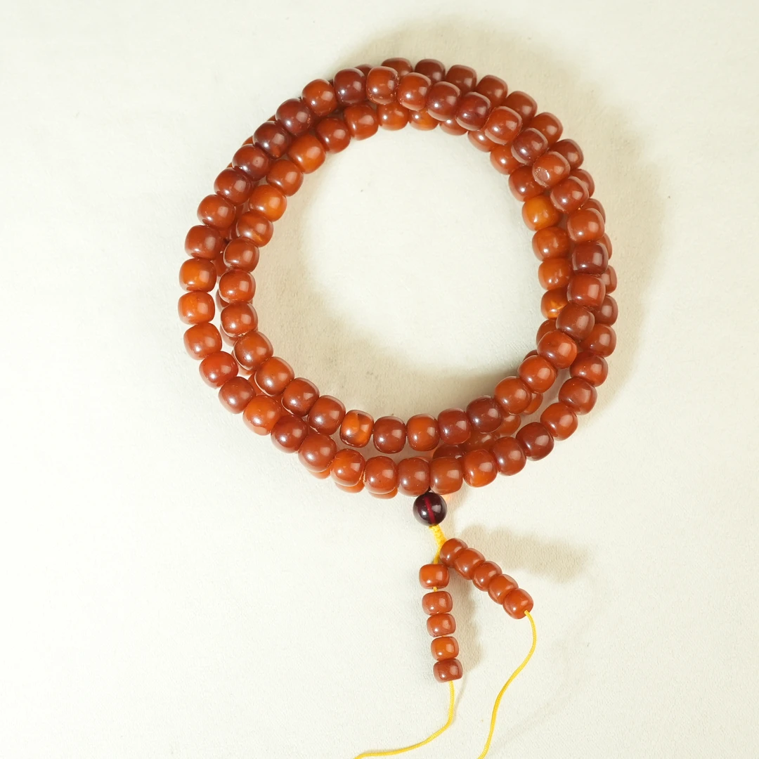 十九世纪蜜蜡念珠【古珠精选】AAML2502132004