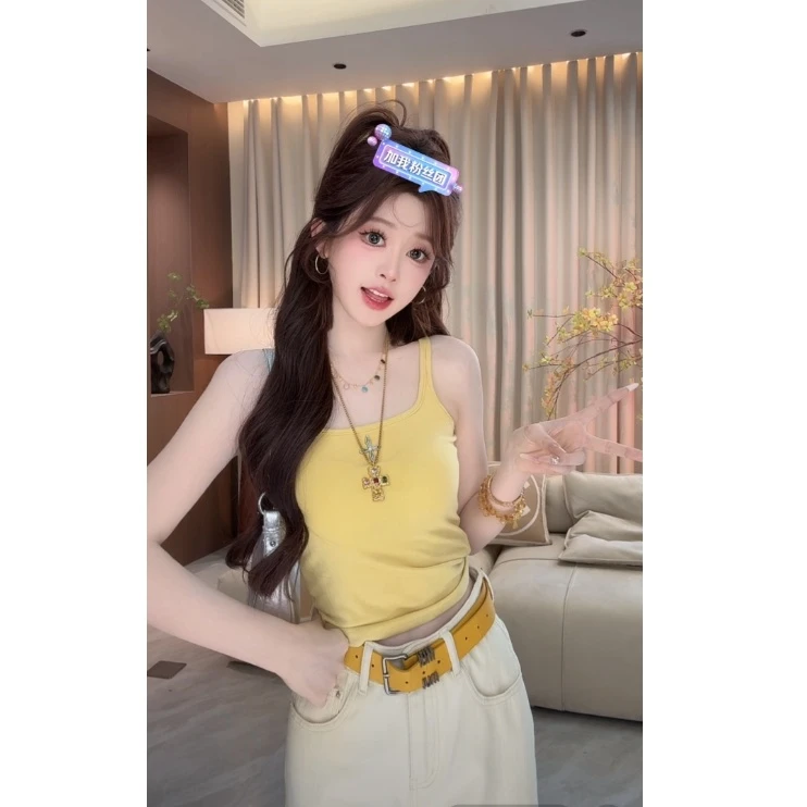 浩哥严选●极限拉扯C5DD0308A吊带预短款辣妹百搭设计感时尚网红风