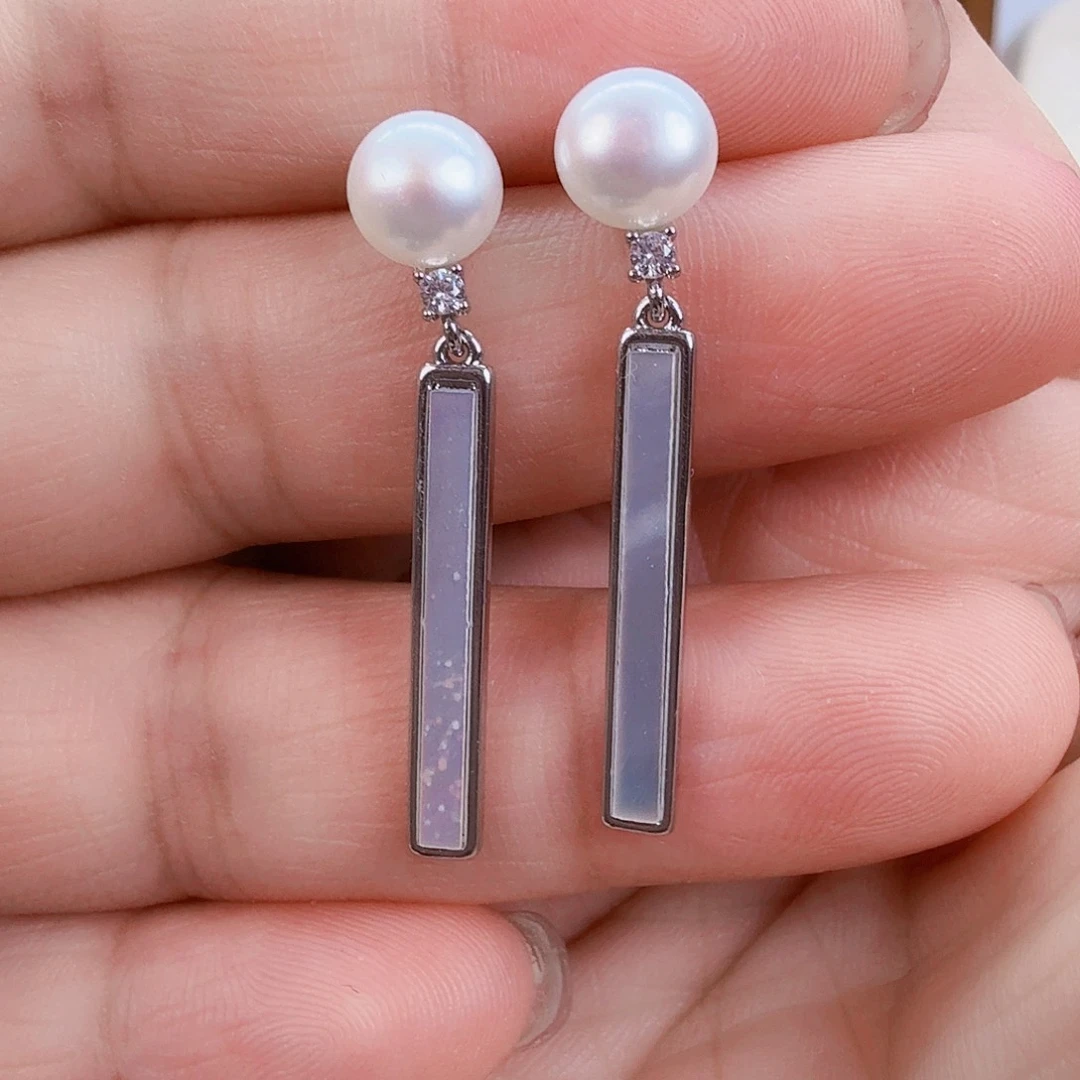 未镶嵌耳饰淡水珍珠