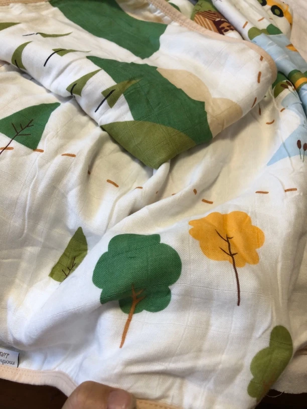 纯原a+a 4层纱巾120*120可以当盖毯浴巾