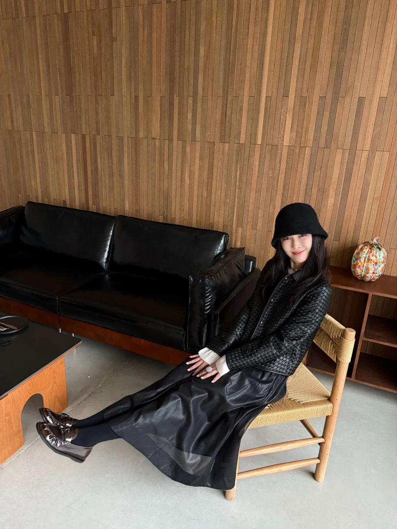 【寻素】25年新款手工编织高级设计师款百搭绵羊皮皮衣 YW204