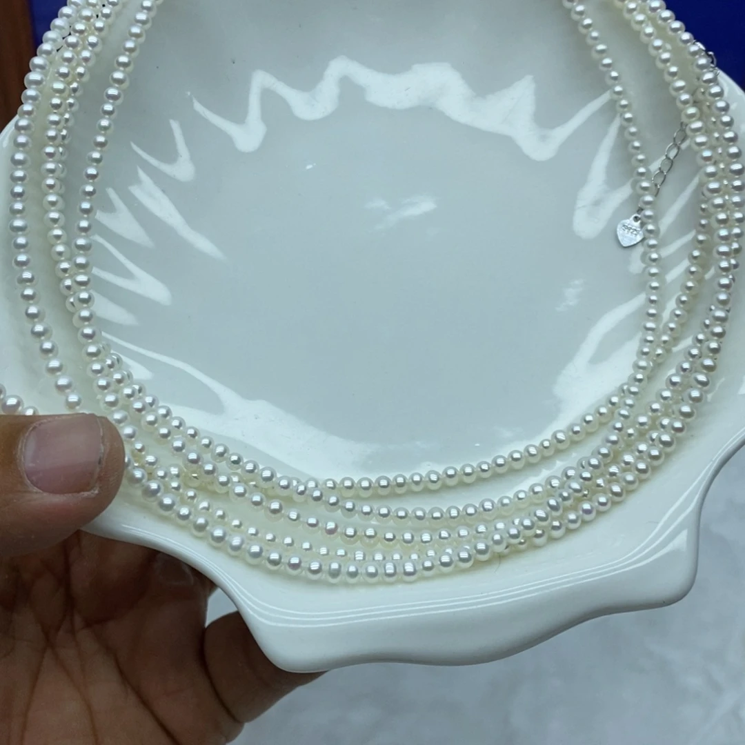 银S925镶嵌淡水珍珠淡水珍珠