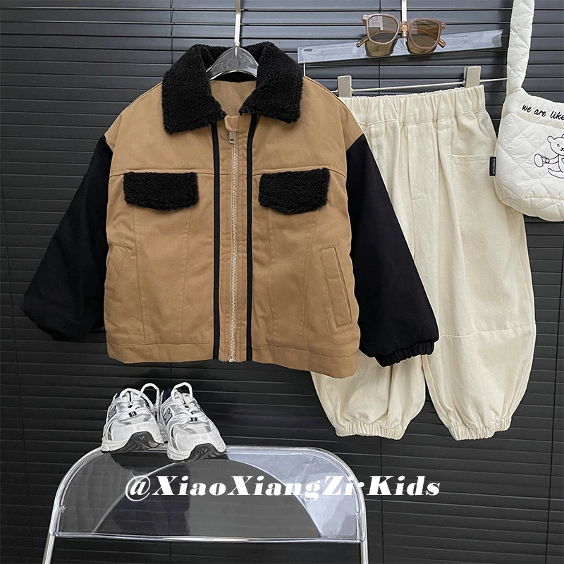 【小首尔】冬季男童韩版连帽外套HBB3318