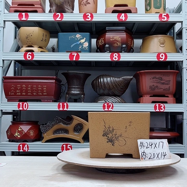 紫砂花盆紫砂花盆