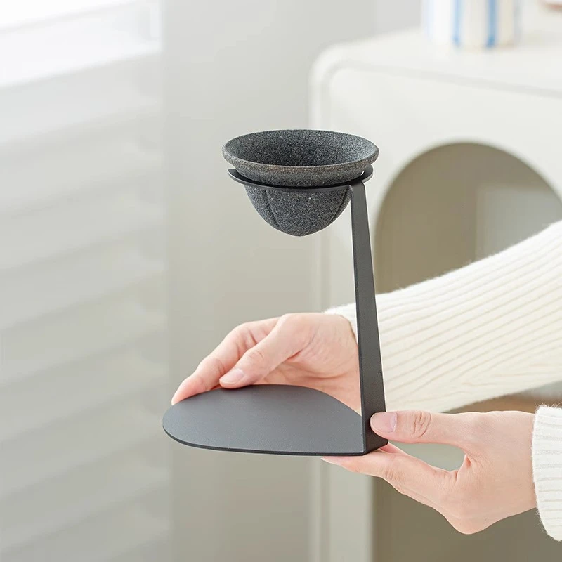 矿石无孔茶漏过滤器家用茶滤茶具配件茶滤茶漏一体公道杯泡茶神器