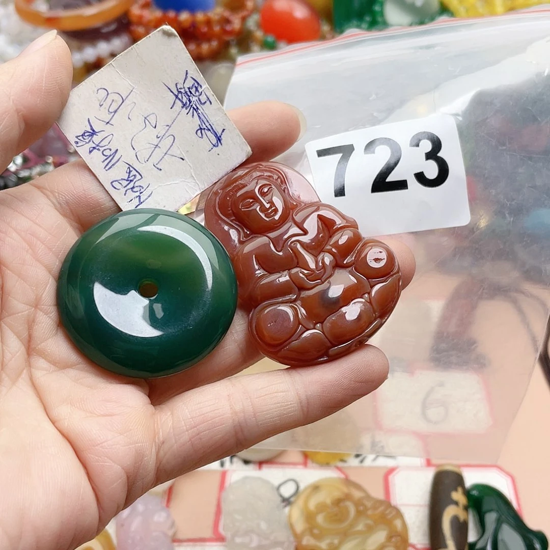 合金颈饰玛瑙/玉髓英**-