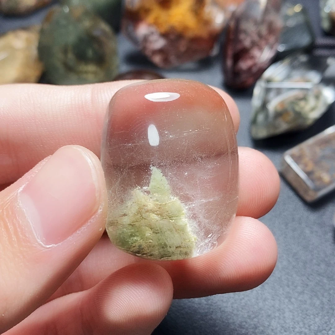 水晶颈饰未镶嵌大***嬣