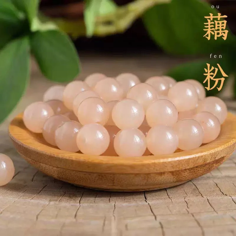 新疆藕粉散珠A47 卡12MM 10颗（赠弹力绳）