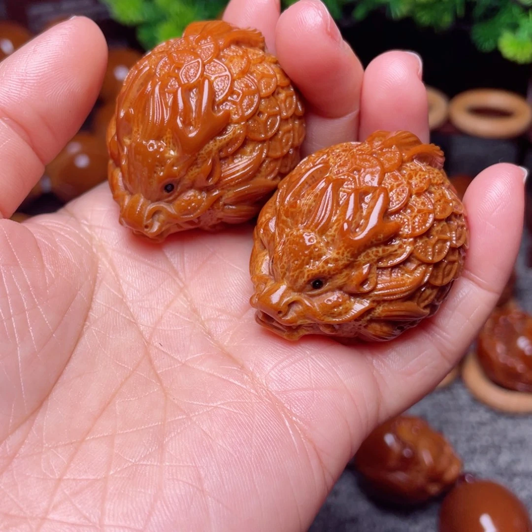 【闪购商品】橄榄核手串/手链37左右金币龙龟手球