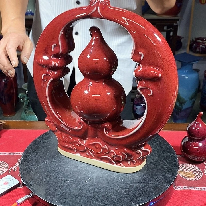 瓶中国神垕精品钧瓷