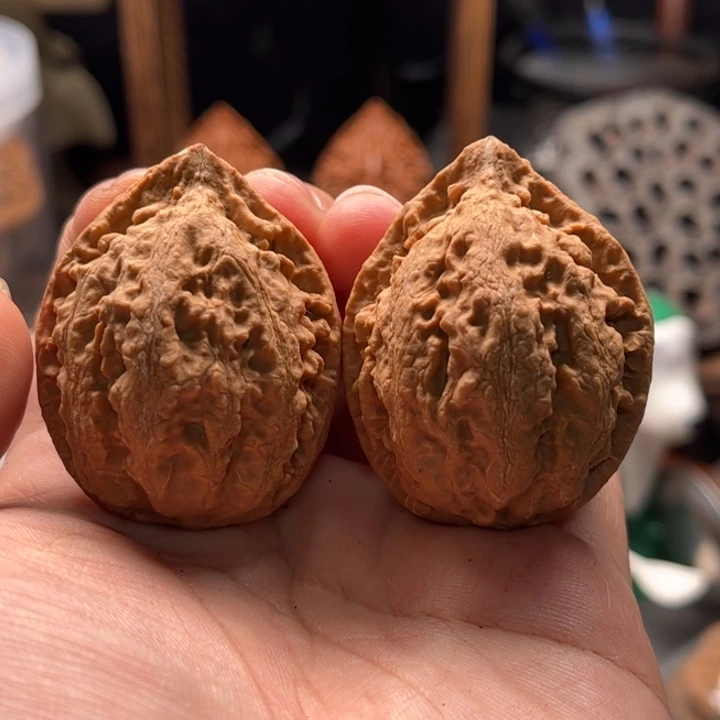 文玩核桃把件楸大胖75