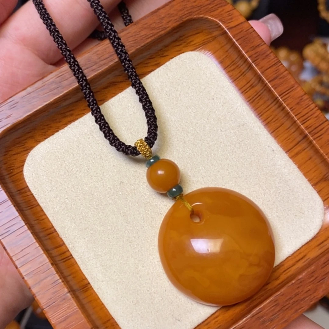 【闪购商品】蜜蜡颈饰未镶嵌项链