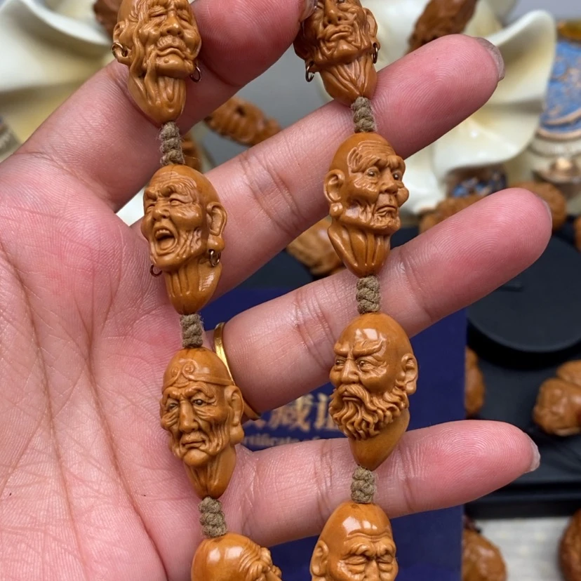 【闪购商品】橄榄核吊坠橄榄手工雕刻工艺